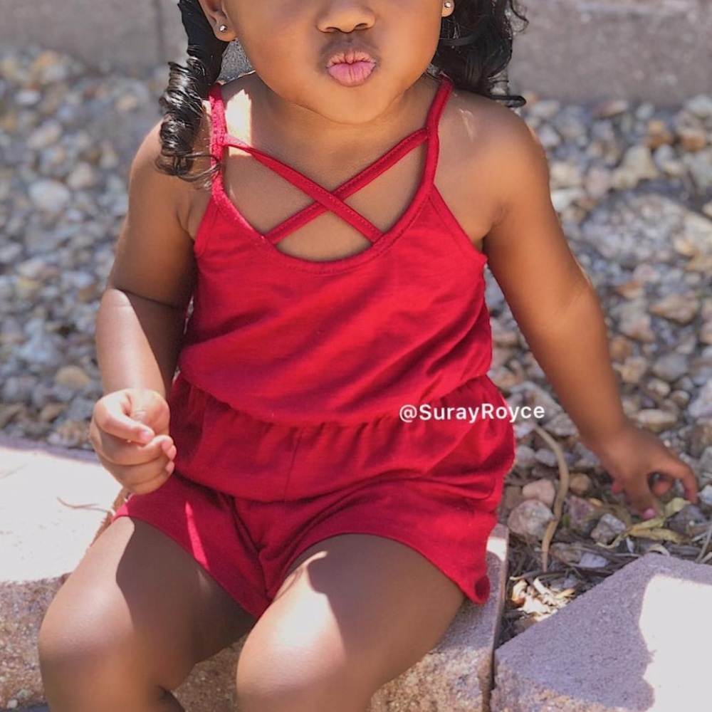Red Toddler Romper (2T)